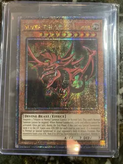 Slifer The Sky Dragon RA04-EN117 Quarter Century Secret Rare Yugioh Tcg - Image 1