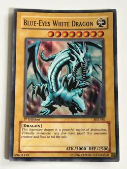 1st Edition Blue-Eyes White Dragon - SKE-001 - YuGiOh! Kaiba Evolution - MP - Image 1