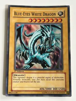 1st Edition Blue-Eyes White Dragon - SKE-001 - YuGiOh! Kaiba Evolution - MP - Image 3