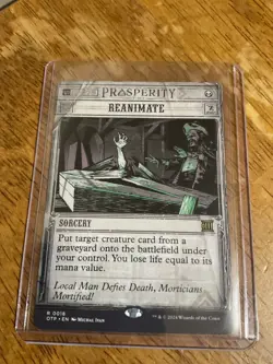 1x Reanimate - MTG - Breaking News - OTJ - NM/M Card - Rare - Image 1