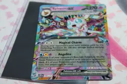 Sylveon ex 086/191 Sv08: Surging Sparks Holo Pokemon Card FREE SHIPPING - Image 1