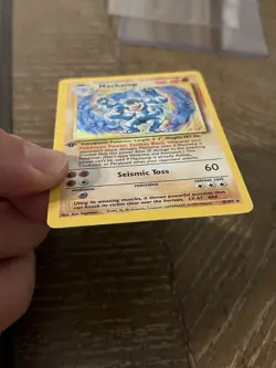 Machamp Base Set 8/102 1st Edition Holo Rare 1999 PokÃ©mon Card TCG NM - Image 3