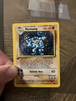 Machamp Base Set 8/102 1st Edition Holo Rare 1999 PokÃ©mon Card TCG NM - Image 4