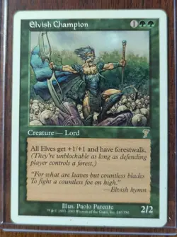 Elvish Champion 7th Edition Regular NM MTG - Image 1