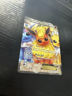 PokÃ©mon TCG Generations 2016 Flareon EX Full Art Ultra Rare Card #RC28/RC32  - Image 3