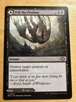 Fell the Profane / Fell Mire Modern Horizons 3 MTG B - Image 1
