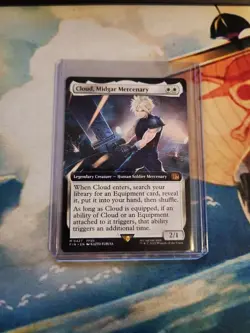 Cloud, Midgar Mercenary (Extended Art) Final Fantasy Regular NM/M Mtg - Image 1