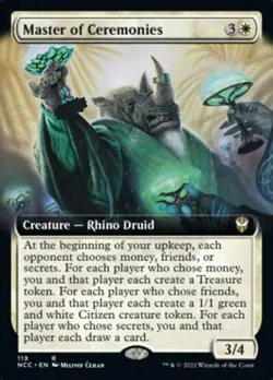 MTG Master of Ceremonies - Extended Art, NM-Mint, English Commander: Streets of  - Image 1