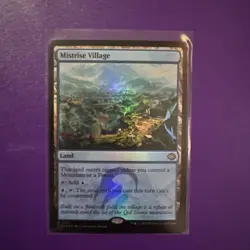 Mistrise Village - Foil - Tarkir Dragonstorm - Magic MTG- Rare Land - NM/M - Image 1
