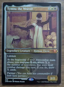 MTG Tymna the Weaver Foil Etched from Commander Legends NM - Image 1