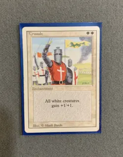 BANNED MTG Magic The Gathering Crusadee | Revised Edition 3ED | 1994 | LP - Image 2