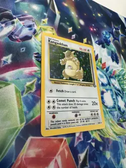 Kangaskhan Holo Jungle 1999 Rare Pokemon Card #5 NM POTENTIAL HIGH PSA GRADE  - Image 5