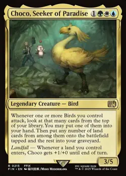1x Choco, Seeker of Paradise MTG Final Fantasy NM Magic Regular - Image 1