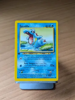 Totodile - 81/111 Common (1st Edition) - WOTC Pokemon Neo Genesis (N1) - LP - Image 1