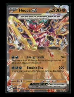 Hoopa ex 098/182 Paradox Rift Double Rare HOLO Pokemon Card NM - Image 3