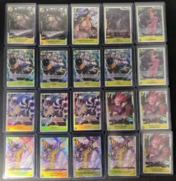 One Piece TCG Lot of 20 Yellow Super Rare Cards Enel Yamato Bonney Lilith NM - Image 1