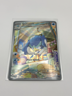 Quaxwell 207/193 SV02 Paldea Evolved Full Art Holo Rare Pokémon Card NM - Image 7