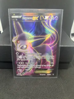 Pokémon TCG Espeon-EX Holo Full Art Ultra Rare Card Breakpoint 117/122 - Image 1