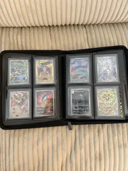 97 SingleTop Loader Pokémon Full Arts BINDER ALL CARDS PACK FRESH - Image 1