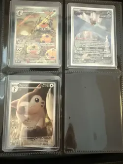97 SingleTop Loader Pokémon Full Arts BINDER ALL CARDS PACK FRESH - Image 10