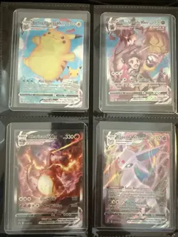 97 SingleTop Loader Pokémon Full Arts BINDER ALL CARDS PACK FRESH - Image 12