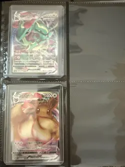 97 SingleTop Loader Pokémon Full Arts BINDER ALL CARDS PACK FRESH - Image 13