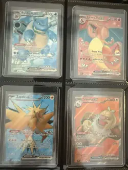 97 SingleTop Loader Pokémon Full Arts BINDER ALL CARDS PACK FRESH - Image 14