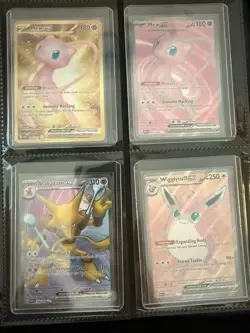 97 SingleTop Loader Pokémon Full Arts BINDER ALL CARDS PACK FRESH - Image 15