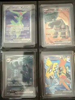 97 SingleTop Loader Pokémon Full Arts BINDER ALL CARDS PACK FRESH - Image 17