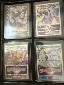 97 SingleTop Loader Pokémon Full Arts BINDER ALL CARDS PACK FRESH - Image 24