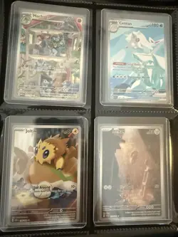 97 SingleTop Loader Pokémon Full Arts BINDER ALL CARDS PACK FRESH - Image 28