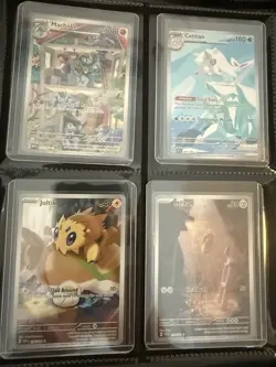 97 SingleTop Loader Pokémon Full Arts BINDER ALL CARDS PACK FRESH - Image 4