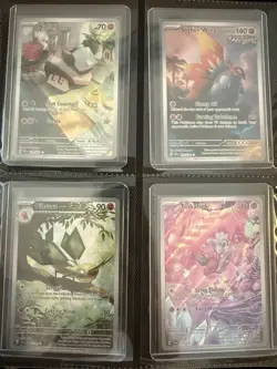 97 SingleTop Loader Pokémon Full Arts BINDER ALL CARDS PACK FRESH - Image 5