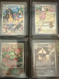 97 SingleTop Loader Pokémon Full Arts BINDER ALL CARDS PACK FRESH - Image 9