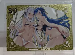 Sexy Waifu Metal Card - Origami Tobiichi & Yoshino Himekawa! SP #058/100!🔥 - Image 1
