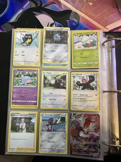 Pokemon Binder Collection Over 200 Cards NM-HP WOTC Original Binder Included - Image 13