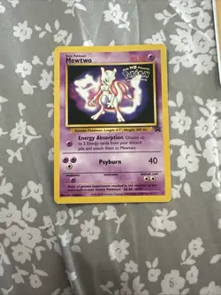#5 Dragonite pokemon the first movie promo card. 1999 wizards and #3 Mewtwo - Image 2