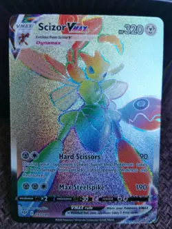 Pokemon Scizor VMAX Darkness Ablaze 193/189 Secret Rare Card NM Full Art - Image 1