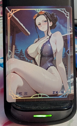 Nico Robin One Piece ZX-16 Under Nightgown Goddess Story Anime Waifu Card - Image 2
