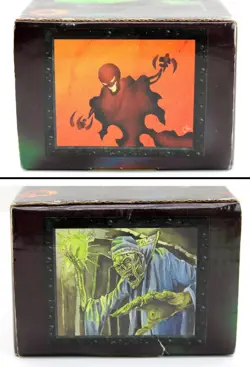 Magic: The Gathering (MTG) Card Storage Box, 1996, Black Mana Symbol - Image 4