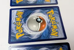 3 Rare Pokemon Pre-release, Black Star Promo Gold Stamp STAFF cards NM - Image 7