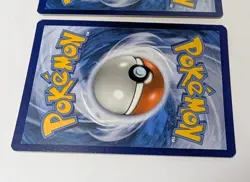 3 Rare Pokemon Pre-release, Black Star Promo Gold Stamp STAFF cards NM - Image 8