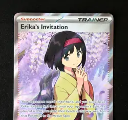 Pokémon Card - Erika's Invitation 196/165 - S&V 151 English - Ultra Rare - NM ⭐ - Image 2