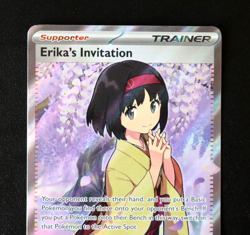 Pokémon Card - Erika's Invitation 196/165 - S&V 151 English - Ultra Rare - NM ⭐ - Image 8