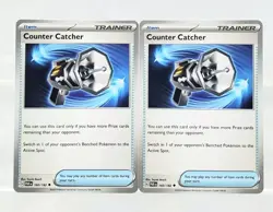 Pokemon TCG Counter Catcher 160/182 Paradox Rift - 2 Cards Set - Image 1
