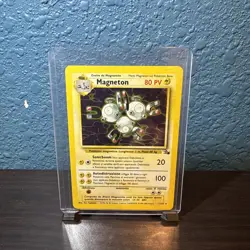 Pokémon TCG Magneton Fossil Holo Rare Card 11/62 Italian - Image 1