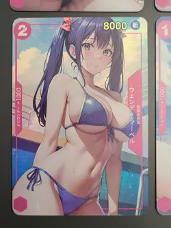 Fairy Tail - ACG Anime Girl Doujin Waifu DIY Card - 4 Card Set - Image 9