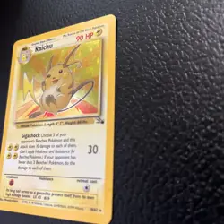 Pokémon TCG Raichu Fossil Holo Rare Card 14/62 1995, 96, 98 Mint Condition !!! - Image 12