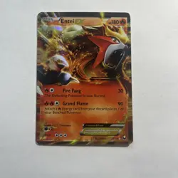 Entei EX - 13/108 - Pokemon Dark Explorers Black & White Ultra Rare Card - MP/C - Image 1