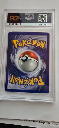 French Lugia Holo 9/111 Neo Genesis 2000 Pokemon Card - PSA 7 Rare Swirl! - Image 2